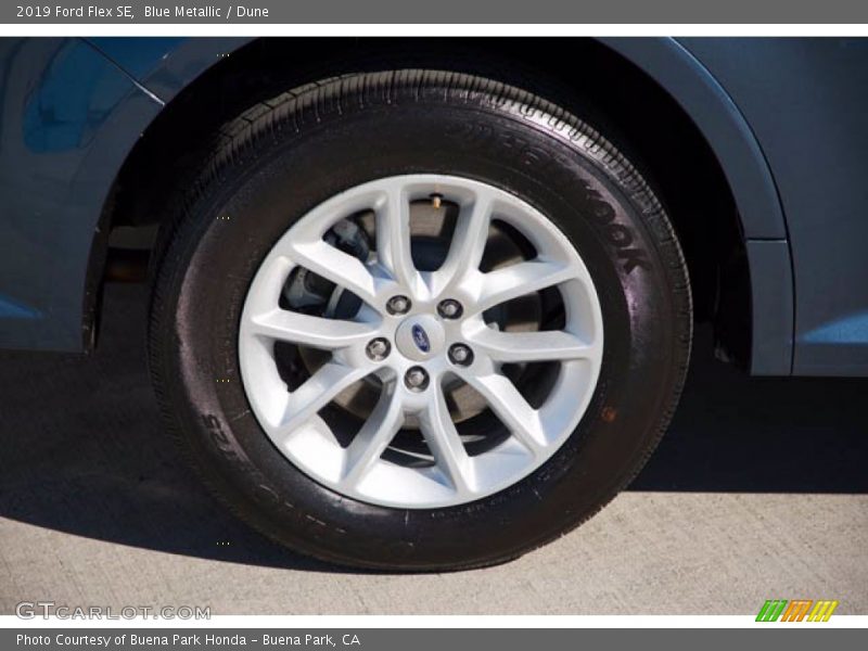 Blue Metallic / Dune 2019 Ford Flex SE