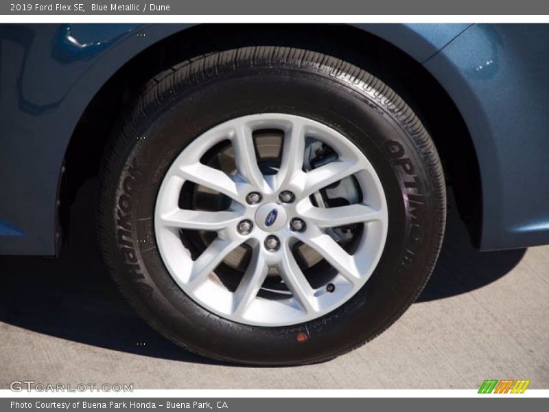 Blue Metallic / Dune 2019 Ford Flex SE