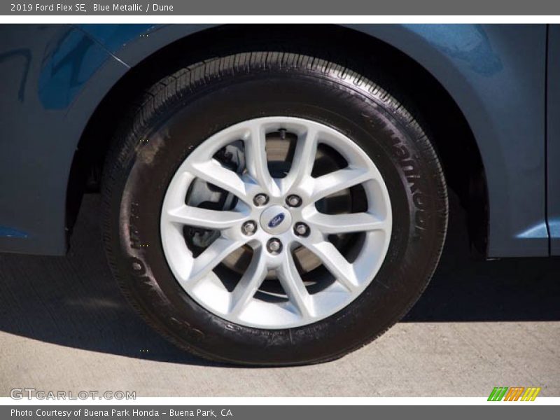 Blue Metallic / Dune 2019 Ford Flex SE