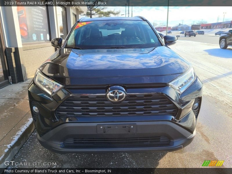 Midnight Black Metallic / Black 2019 Toyota RAV4 XLE AWD