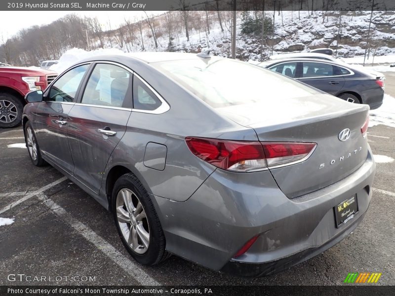 Machine Gray / Gray 2019 Hyundai Sonata SEL