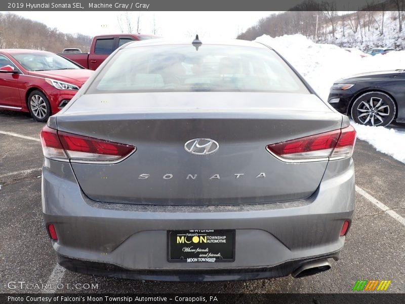 Machine Gray / Gray 2019 Hyundai Sonata SEL