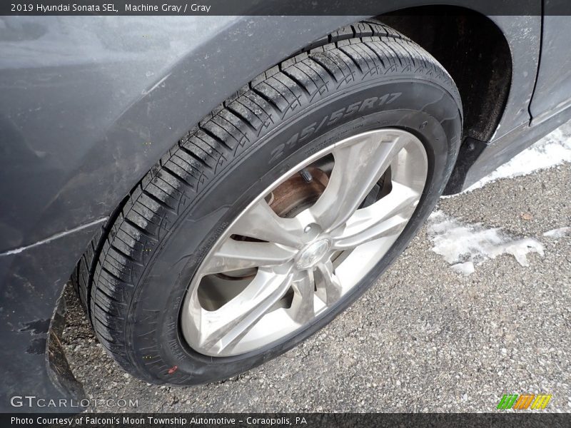 Machine Gray / Gray 2019 Hyundai Sonata SEL