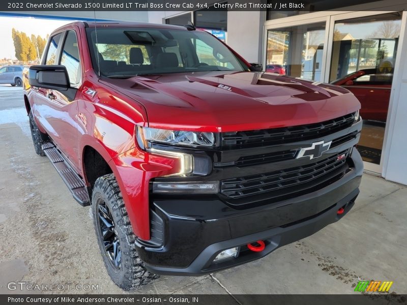 Front 3/4 View of 2022 Silverado 1500 Limited LT Trail Boss Crew Cab 4x4