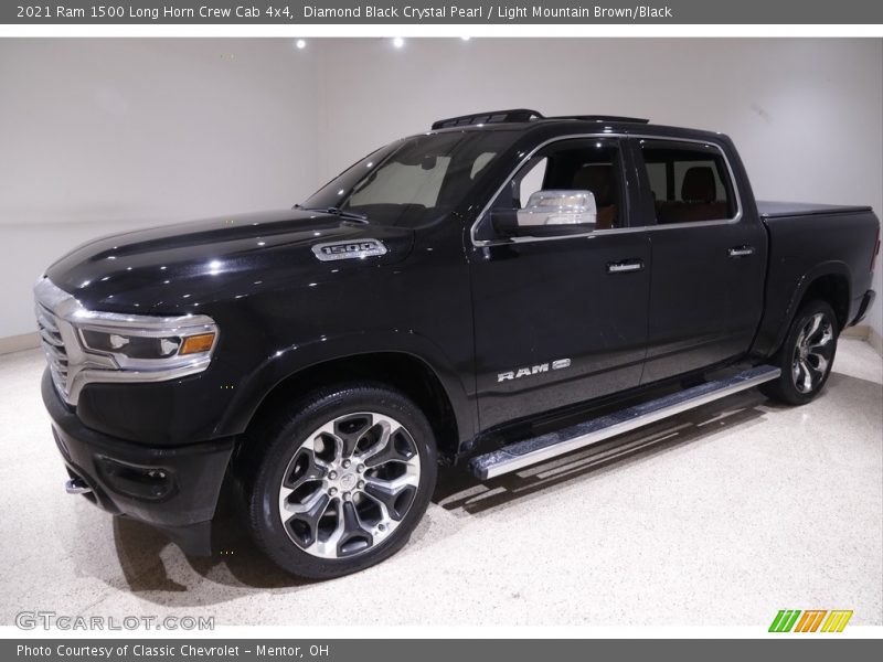 Front 3/4 View of 2021 1500 Long Horn Crew Cab 4x4