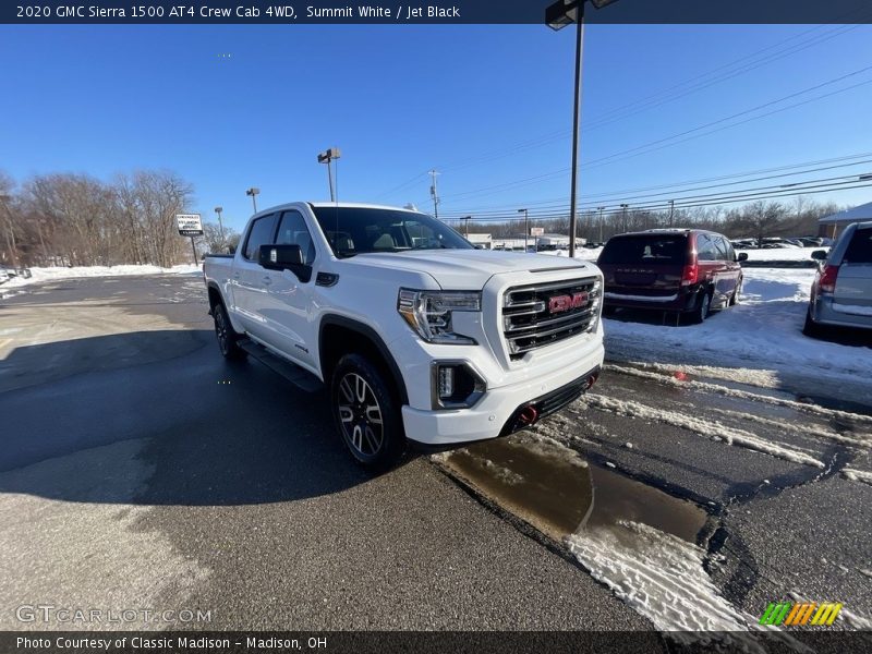 Summit White / Jet Black 2020 GMC Sierra 1500 AT4 Crew Cab 4WD