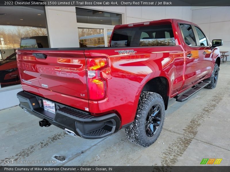 Cherry Red Tintcoat / Jet Black 2022 Chevrolet Silverado 1500 Limited LT Trail Boss Crew Cab 4x4