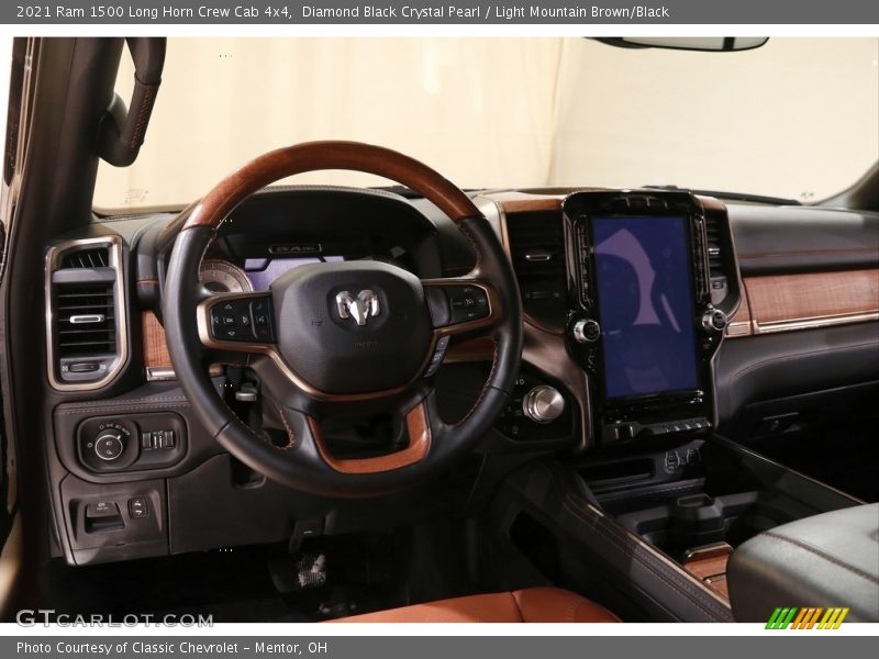 Dashboard of 2021 1500 Long Horn Crew Cab 4x4