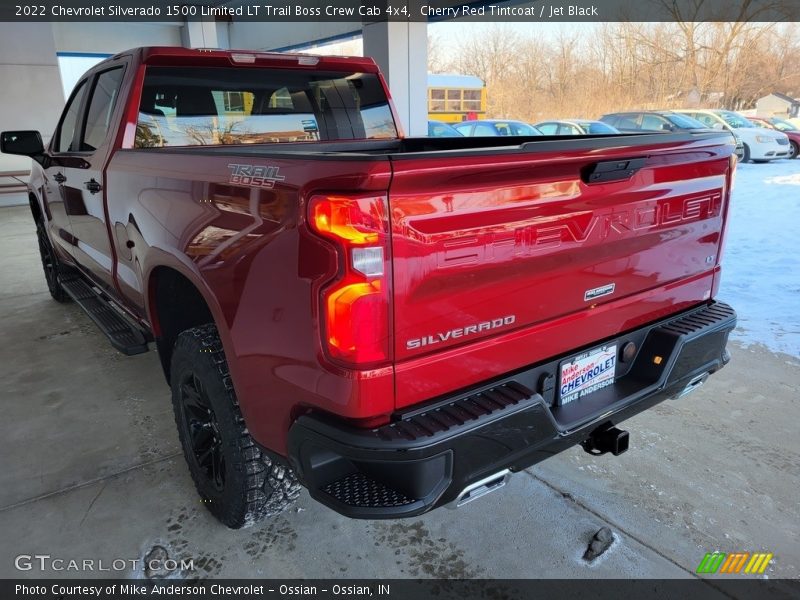Cherry Red Tintcoat / Jet Black 2022 Chevrolet Silverado 1500 Limited LT Trail Boss Crew Cab 4x4
