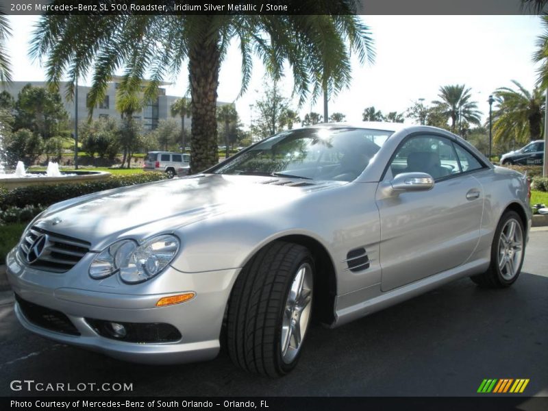 Iridium Silver Metallic / Stone 2006 Mercedes-Benz SL 500 Roadster