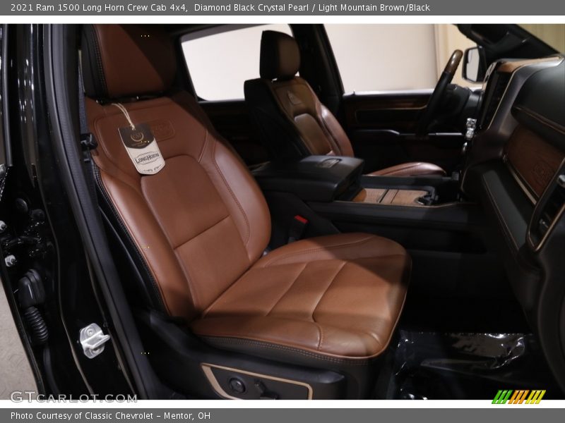 Front Seat of 2021 1500 Long Horn Crew Cab 4x4