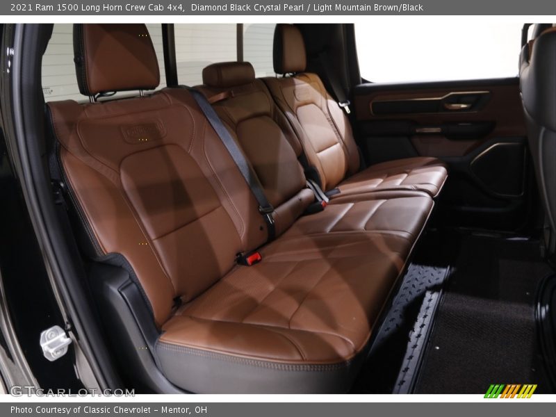 Rear Seat of 2021 1500 Long Horn Crew Cab 4x4