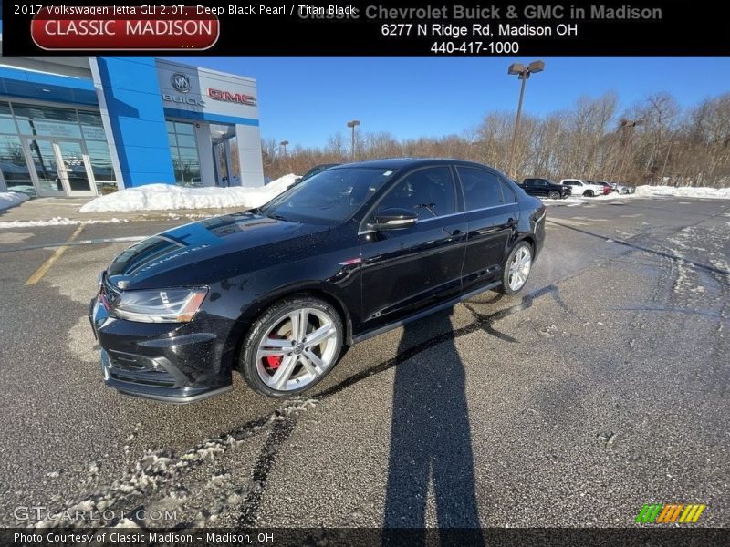 Deep Black Pearl / Titan Black 2017 Volkswagen Jetta GLI 2.0T