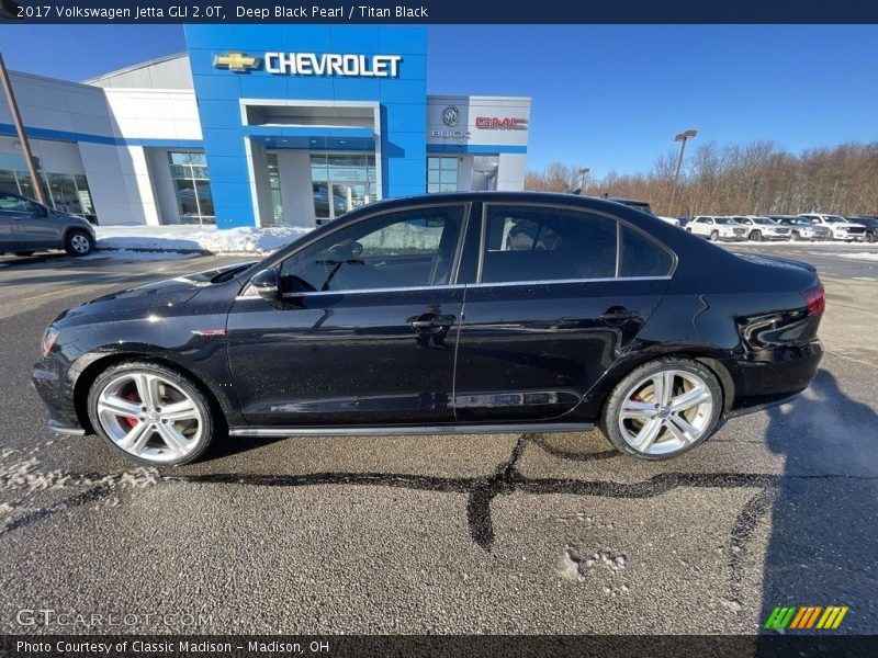 Deep Black Pearl / Titan Black 2017 Volkswagen Jetta GLI 2.0T