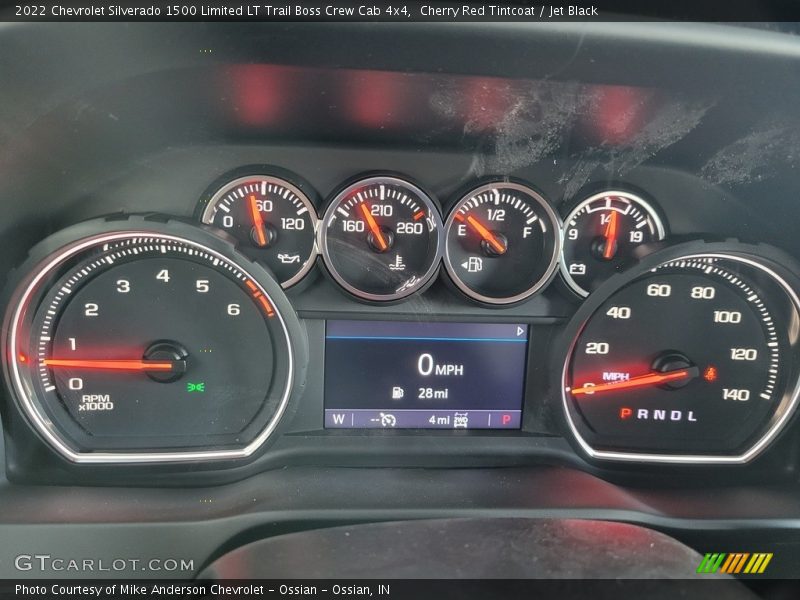  2022 Silverado 1500 Limited LT Trail Boss Crew Cab 4x4 LT Trail Boss Crew Cab 4x4 Gauges