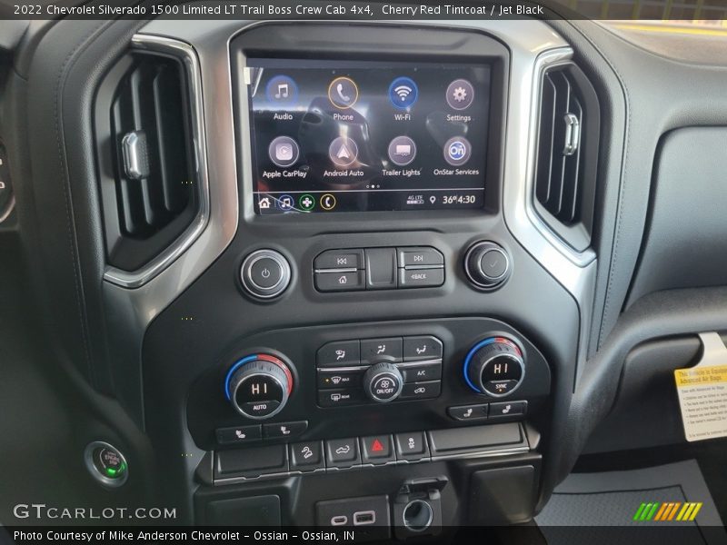 Controls of 2022 Silverado 1500 Limited LT Trail Boss Crew Cab 4x4