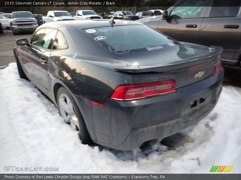 Ashen Gray Metallic / Black 2015 Chevrolet Camaro LT Coupe