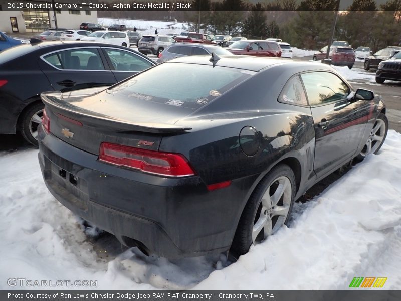Ashen Gray Metallic / Black 2015 Chevrolet Camaro LT Coupe