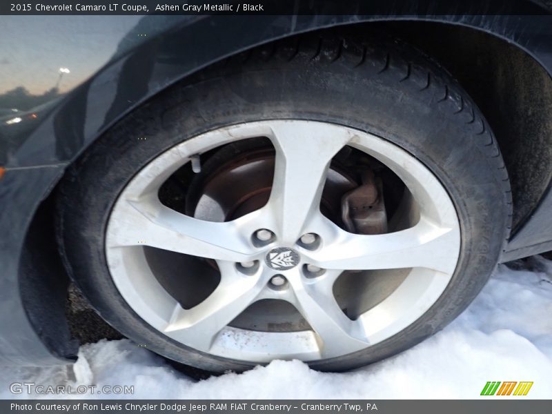 Ashen Gray Metallic / Black 2015 Chevrolet Camaro LT Coupe