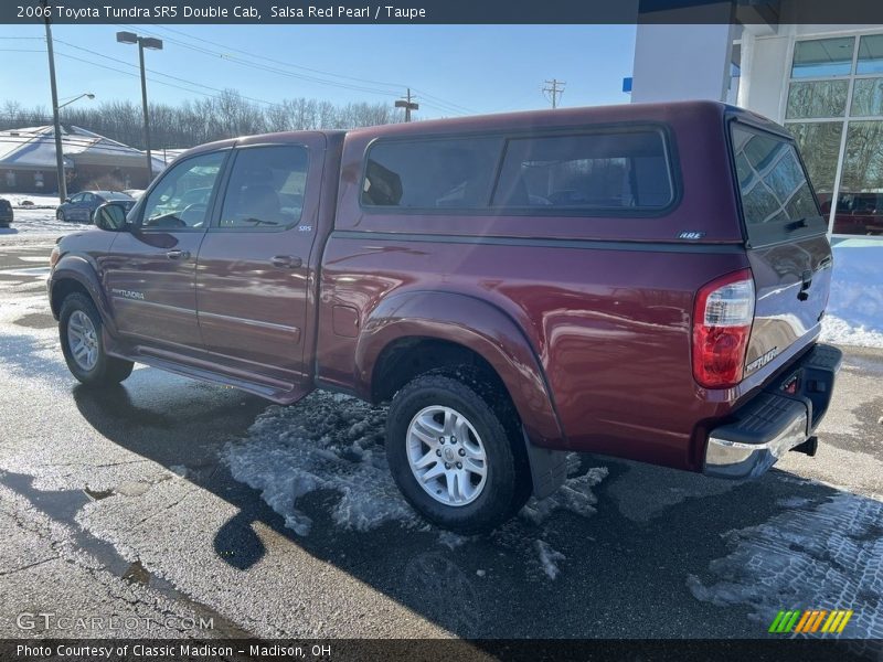 Salsa Red Pearl / Taupe 2006 Toyota Tundra SR5 Double Cab