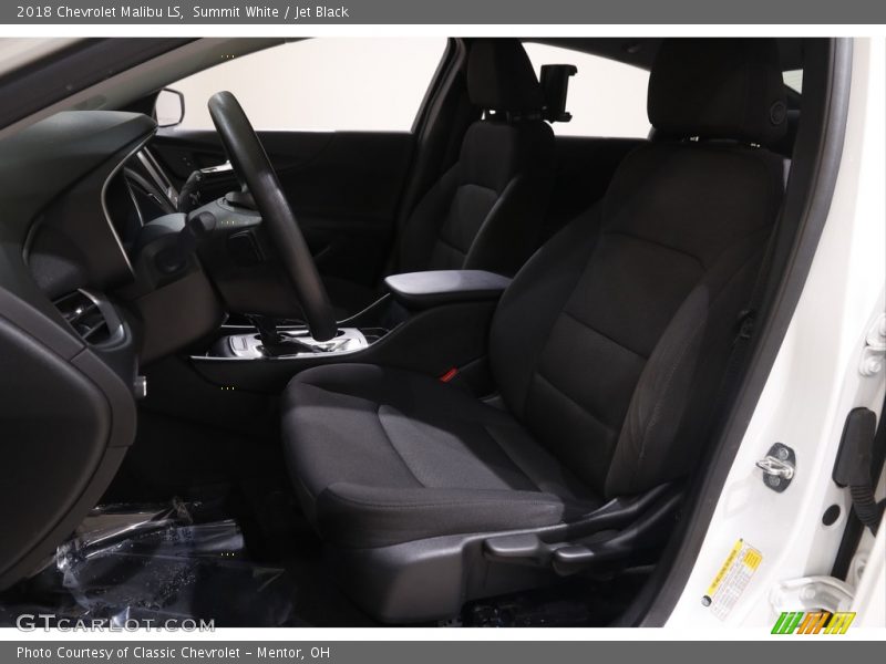 Summit White / Jet Black 2018 Chevrolet Malibu LS