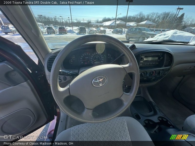 Salsa Red Pearl / Taupe 2006 Toyota Tundra SR5 Double Cab