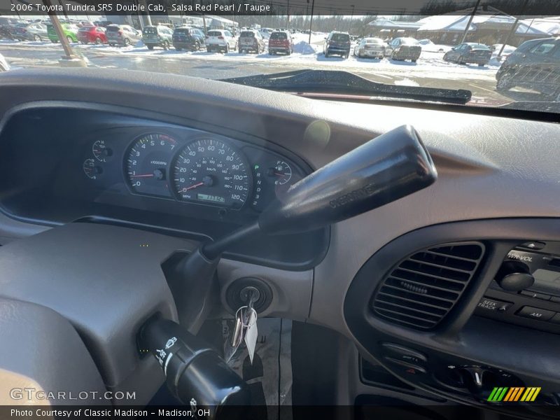 Salsa Red Pearl / Taupe 2006 Toyota Tundra SR5 Double Cab