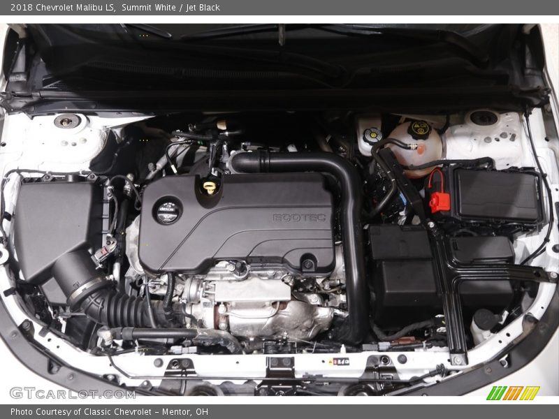 Summit White / Jet Black 2018 Chevrolet Malibu LS