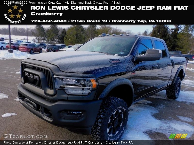 Diamond Black Crystal Pearl / Black 2022 Ram 2500 Power Wagon Crew Cab 4x4