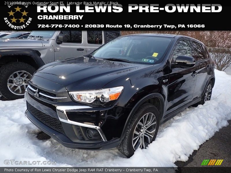 Labrador Black Metallic / Black 2019 Mitsubishi Outlander Sport ES