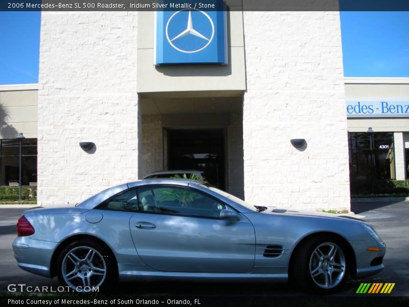 Iridium Silver Metallic / Stone 2006 Mercedes-Benz SL 500 Roadster