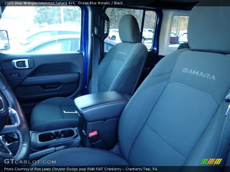 Ocean Blue Metallic / Black 2020 Jeep Wrangler Unlimited Sahara 4x4