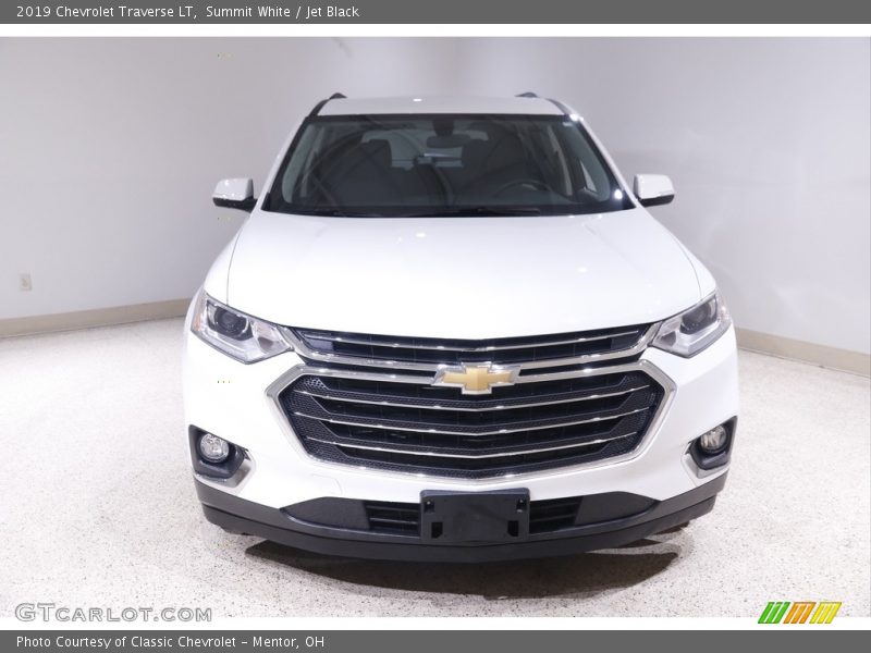 Summit White / Jet Black 2019 Chevrolet Traverse LT