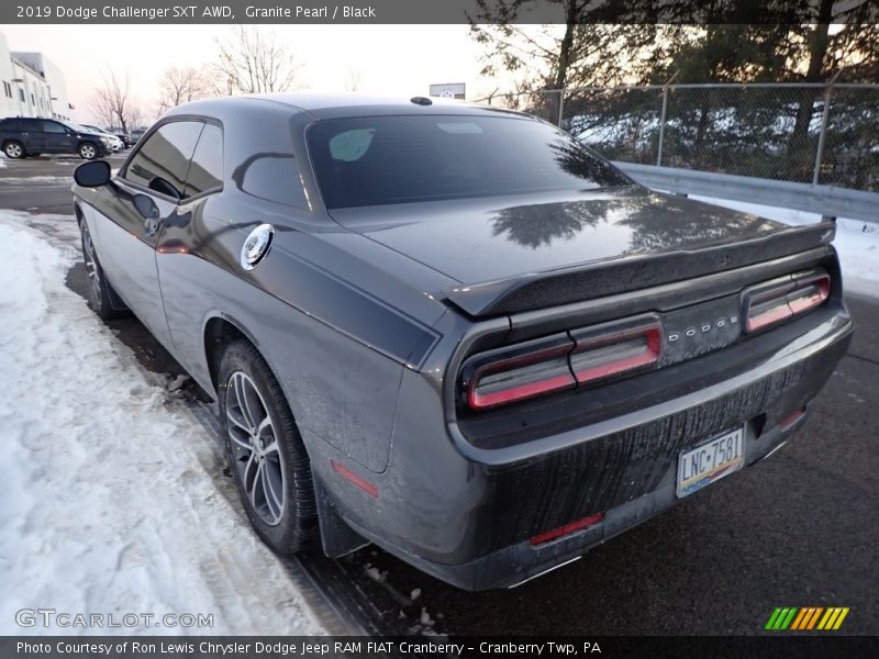 Granite Pearl / Black 2019 Dodge Challenger SXT AWD