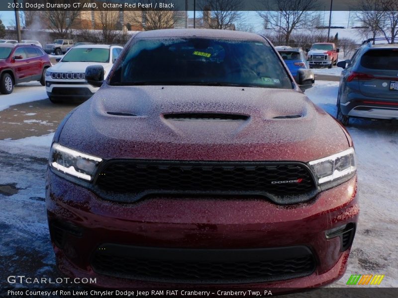 Octane Red Pearl / Black 2021 Dodge Durango GT AWD