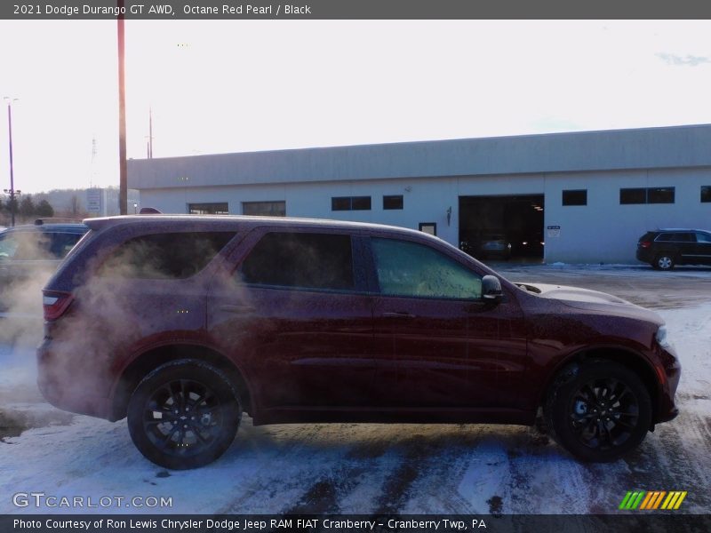 Octane Red Pearl / Black 2021 Dodge Durango GT AWD