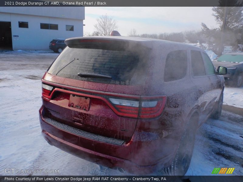 Octane Red Pearl / Black 2021 Dodge Durango GT AWD
