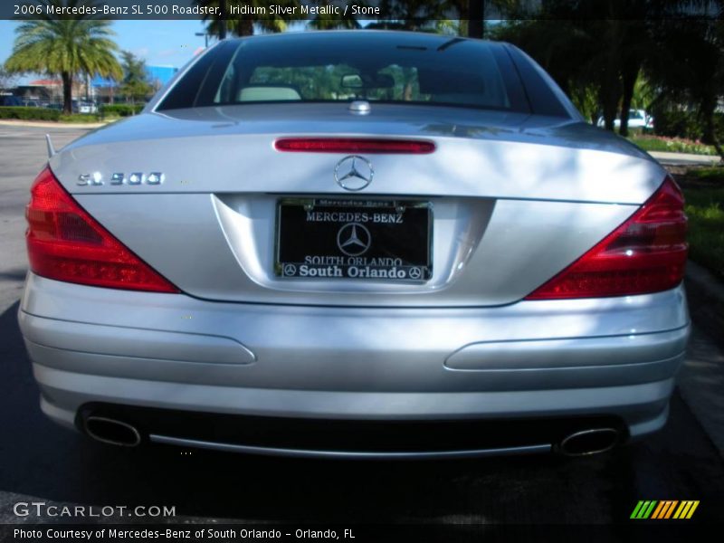 Iridium Silver Metallic / Stone 2006 Mercedes-Benz SL 500 Roadster