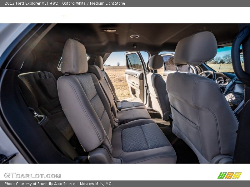 Oxford White / Medium Light Stone 2013 Ford Explorer XLT 4WD