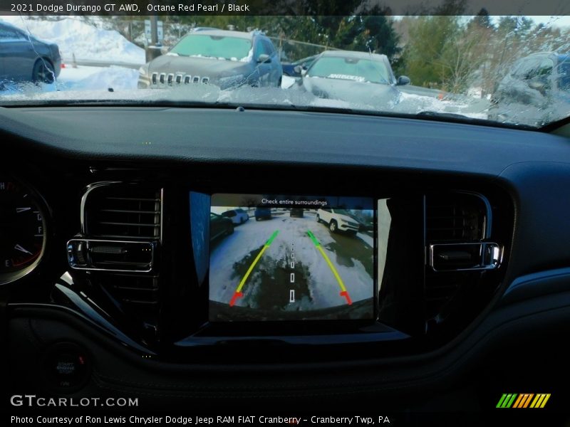 Octane Red Pearl / Black 2021 Dodge Durango GT AWD