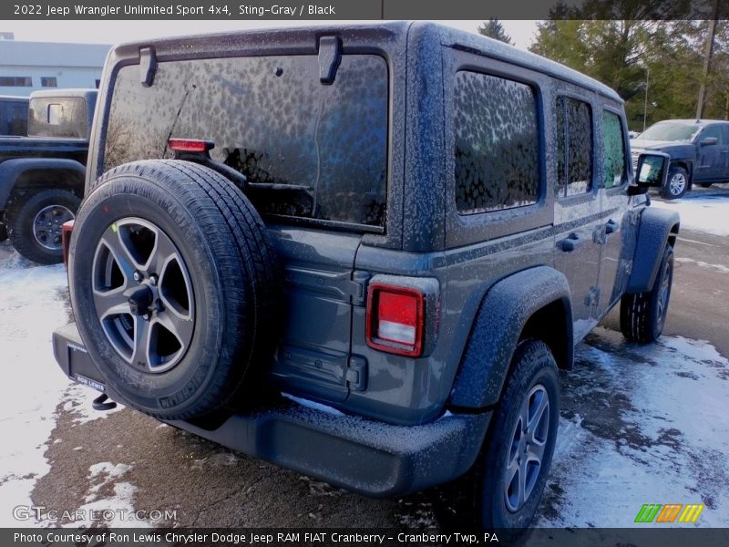 Sting-Gray / Black 2022 Jeep Wrangler Unlimited Sport 4x4