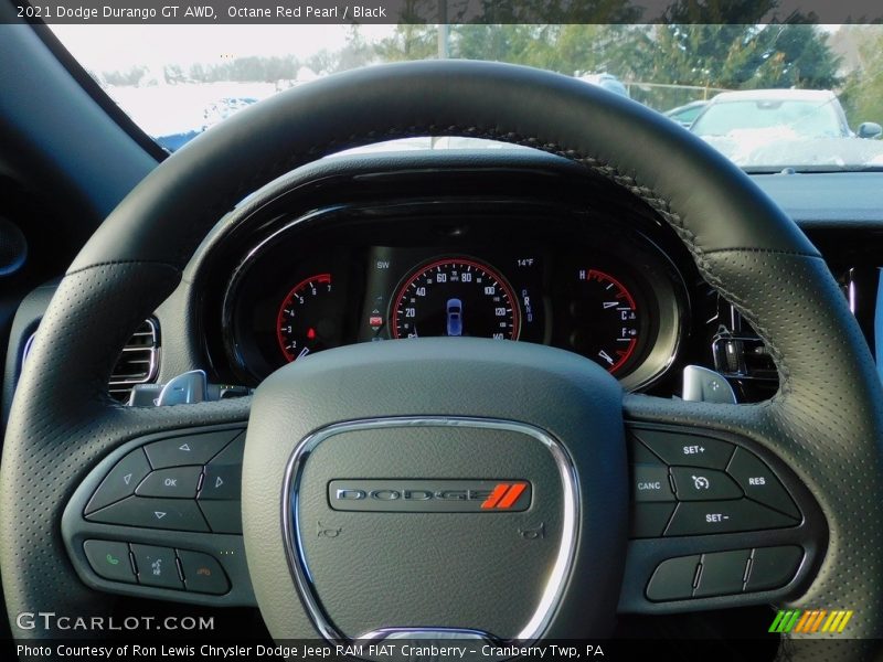 Octane Red Pearl / Black 2021 Dodge Durango GT AWD