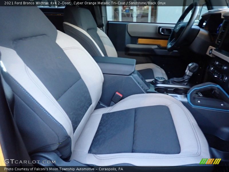 Front Seat of 2021 Bronco Wildtrak 4x4 2-Door