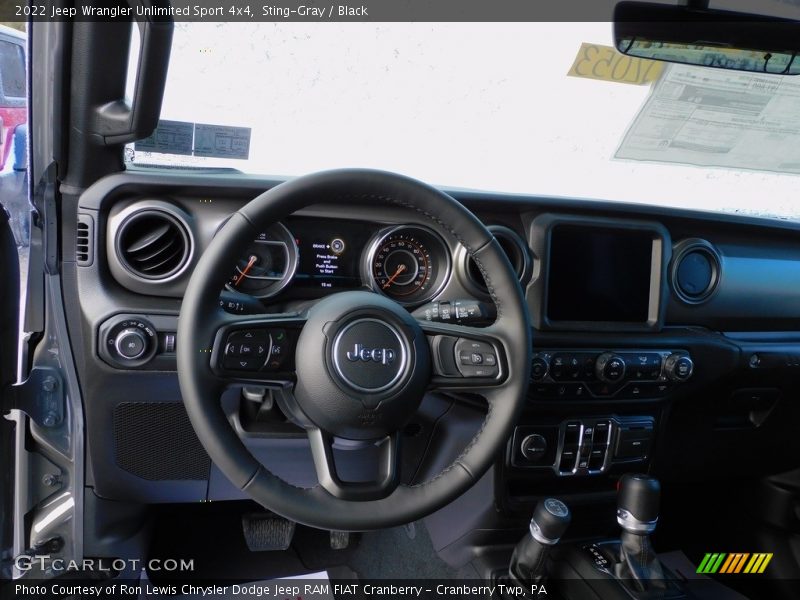 Sting-Gray / Black 2022 Jeep Wrangler Unlimited Sport 4x4