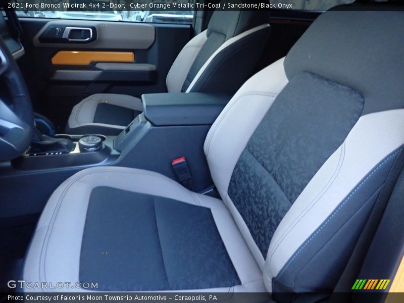 Front Seat of 2021 Bronco Wildtrak 4x4 2-Door
