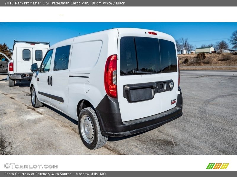 Bright White / Black 2015 Ram ProMaster City Tradesman Cargo Van