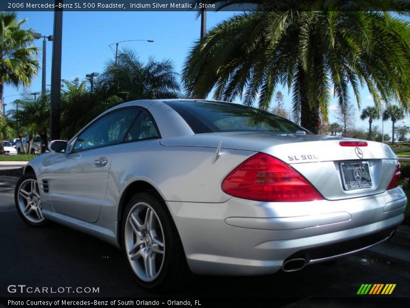 Iridium Silver Metallic / Stone 2006 Mercedes-Benz SL 500 Roadster