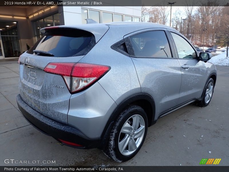 Lunar Silver Metallic / Black 2019 Honda HR-V EX-L AWD