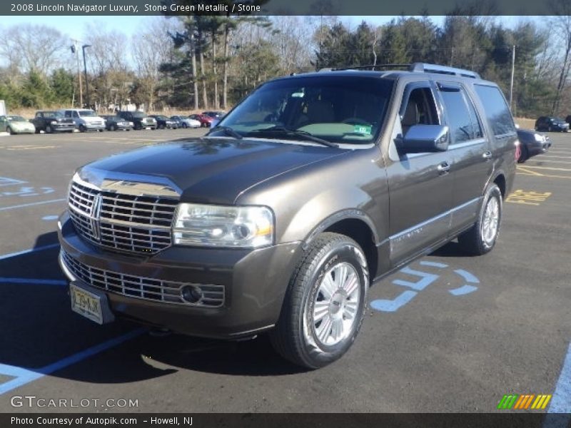 Stone Green Metallic / Stone 2008 Lincoln Navigator Luxury