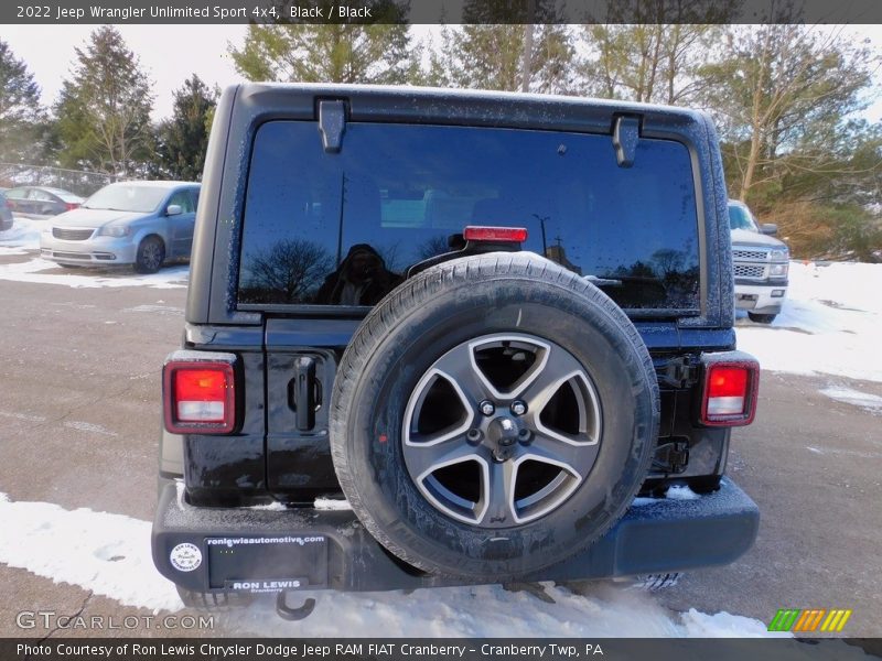 Black / Black 2022 Jeep Wrangler Unlimited Sport 4x4